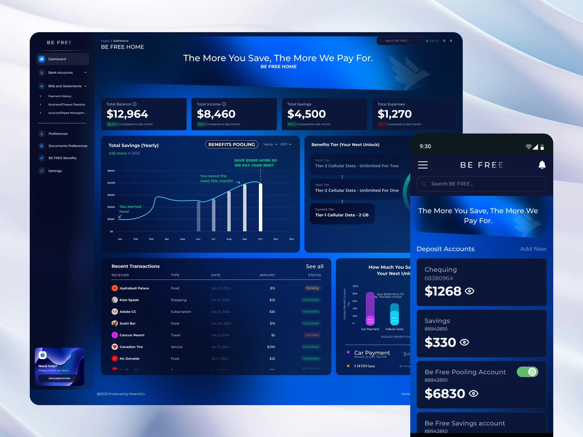 BE FREE Banking preview