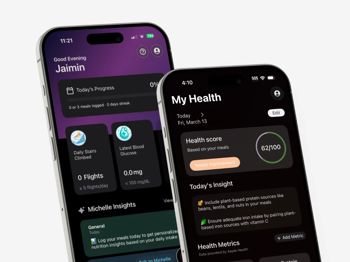 All Onahn Michelle app screens